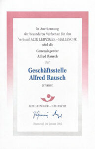 Urkunde 2003