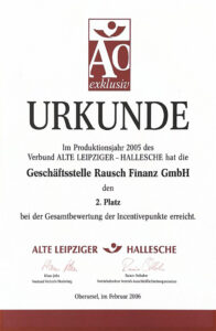 Urkunde 2005